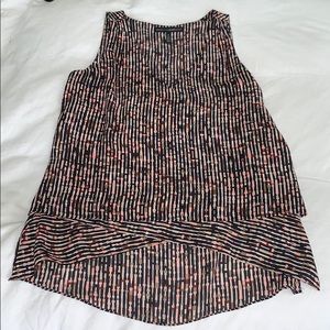 White House Black Market Patterned Tank